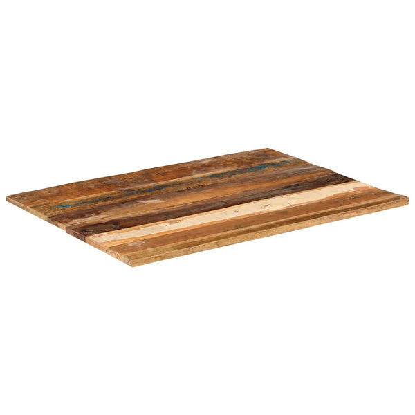 vidaXL Tabletop Rectangular 60x80 cm 15-16 mm Solid Reclaimed Wood