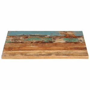 vidaXL Tabletop Rectangular 60x70 cm 25-27 mm Solid Reclaimed Wood