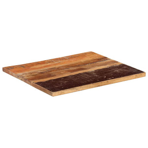 vidaXL Tabletop Rectangular 60x70 cm 25-27 mm Solid Reclaimed Wood