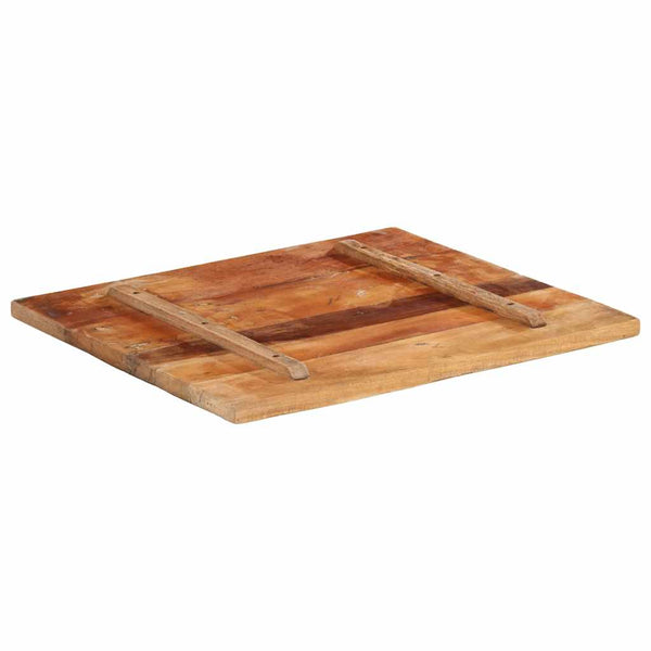 vidaXL Tabletop Rectangular 60x70 cm 25-27 mm Solid Reclaimed Wood