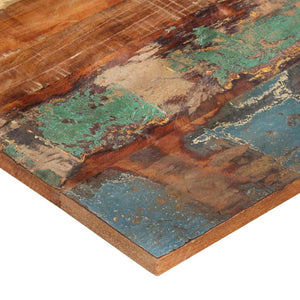 vidaXL Tabletop Rectangular 60x70 cm 25-27 mm Solid Reclaimed Wood