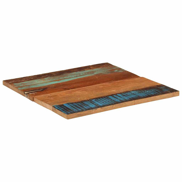 vidaXL Tabletop Square 70x70 cm 25-27 mm Solid Reclaimed Wood