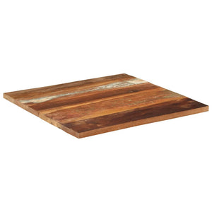 vidaXL Tabletop Square 70x70 cm 25-27 mm Solid Reclaimed Wood