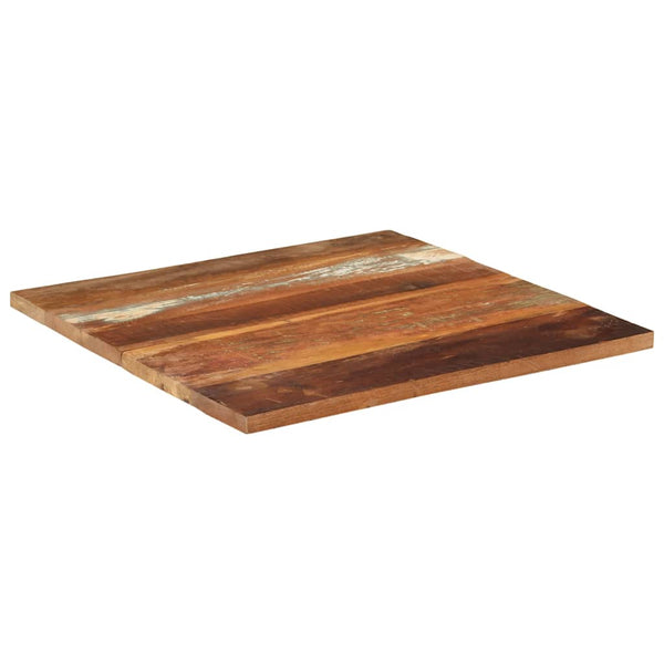 vidaXL Tabletop Square 70x70 cm 25-27 mm Solid Reclaimed Wood