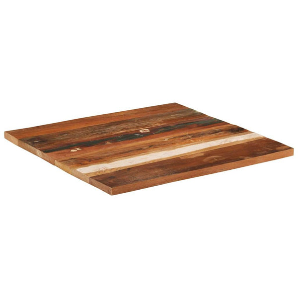 vidaXL Tabletop Square 70x70 cm 25-27 mm Solid Reclaimed Wood