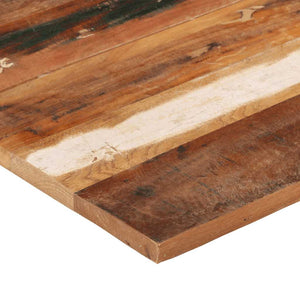 vidaXL Tabletop Square 70x70 cm 25-27 mm Solid Reclaimed Wood