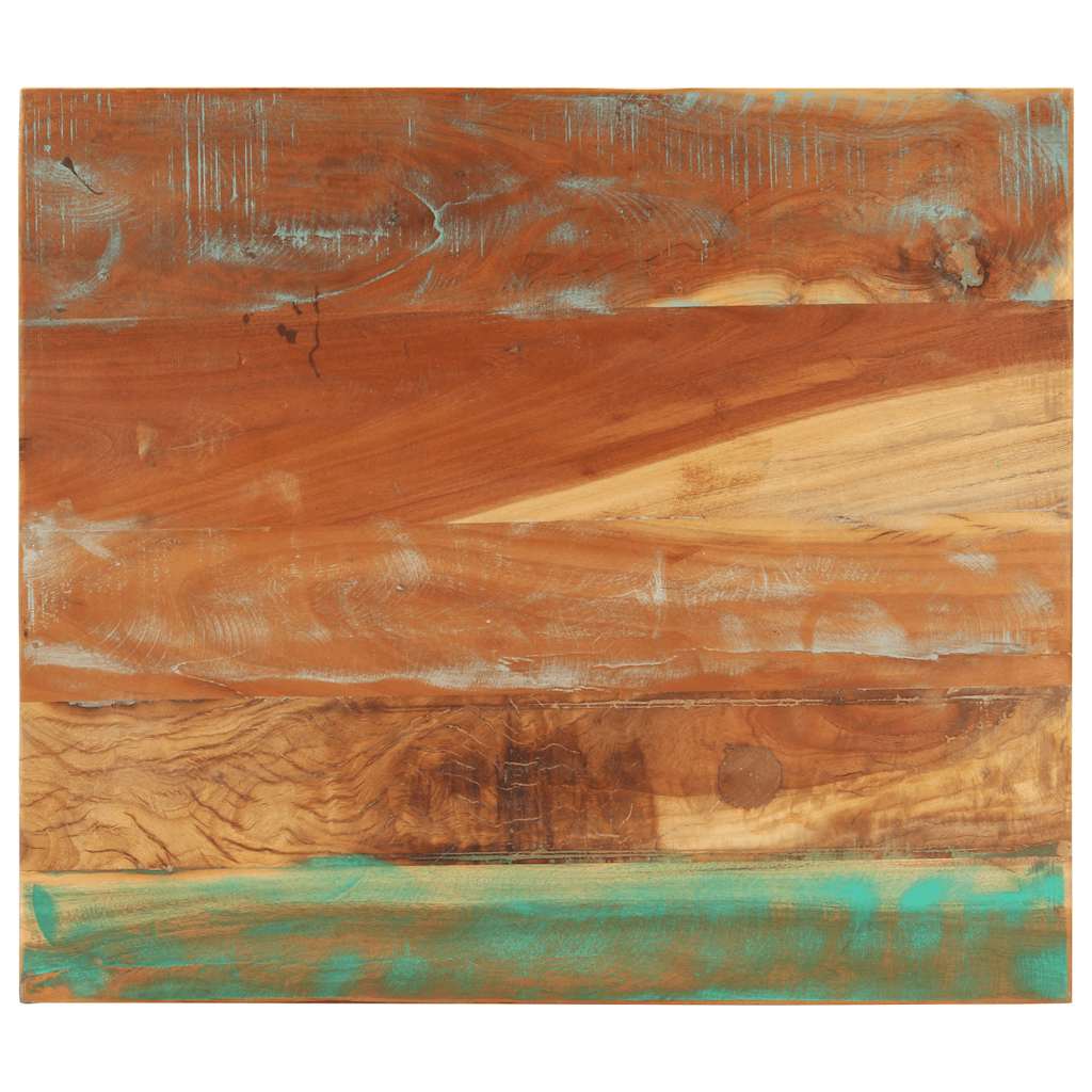 vidaXL Tabletop Rectangular 70x80 cm 25-27 mm Solid Reclaimed Wood