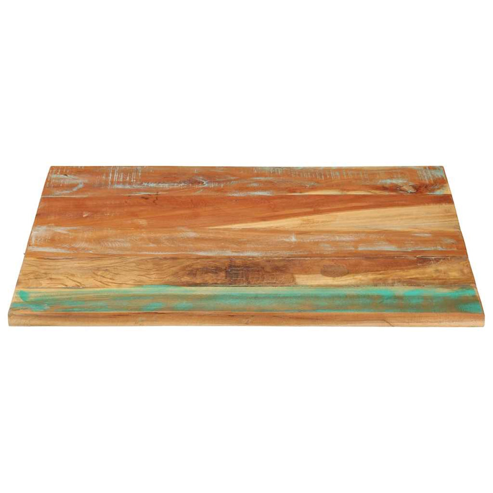vidaXL Tabletop Rectangular 70x80 cm 25-27 mm Solid Reclaimed Wood