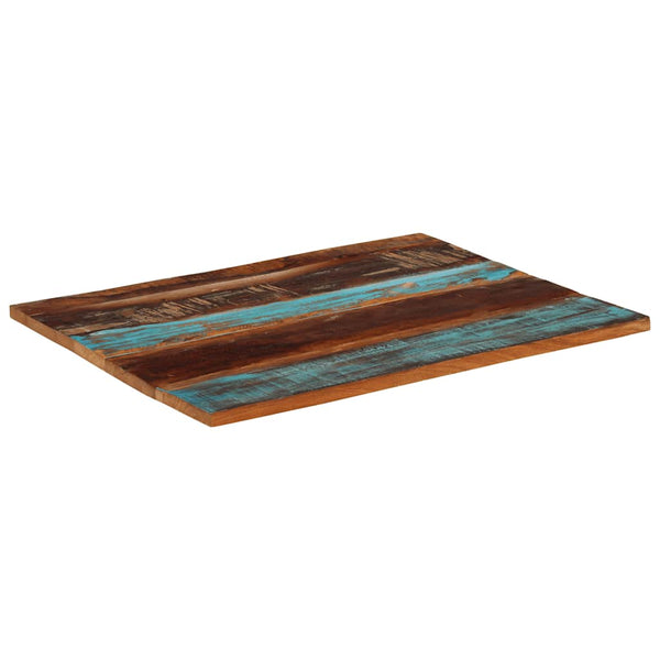 vidaXL Tabletop Rectangular 70x90 cm 25-27 mm Solid Reclaimed Wood
