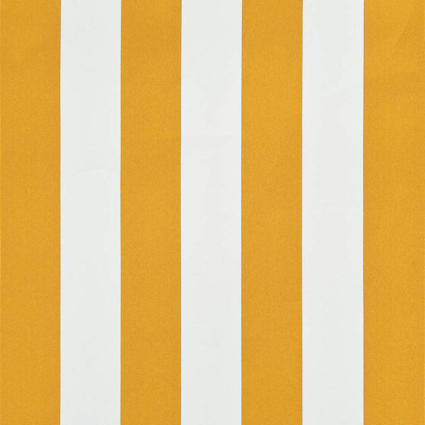 Einziehbare Markise 100×150 cm Gelb und Weiß
