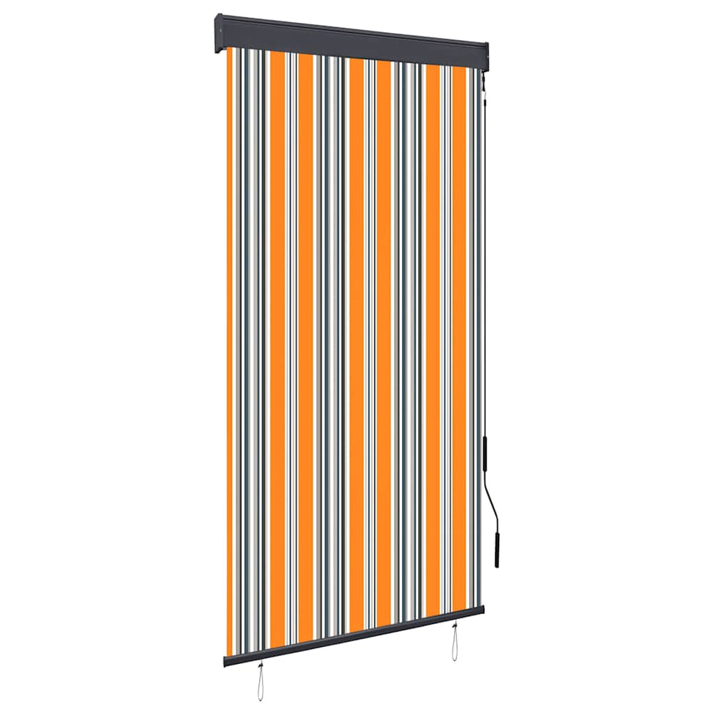 vidaXL Outdoor Roller Blind 80 x 250 cm Yellow and Blue