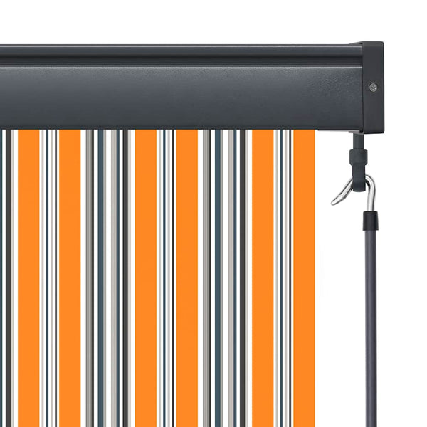 vidaXL Outdoor Roller Blind 80 x 250 cm Yellow and Blue