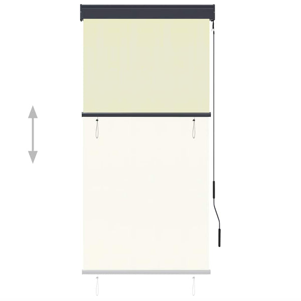 vidaXL Outdoor Roller Blind 80 x 250 cm Cream