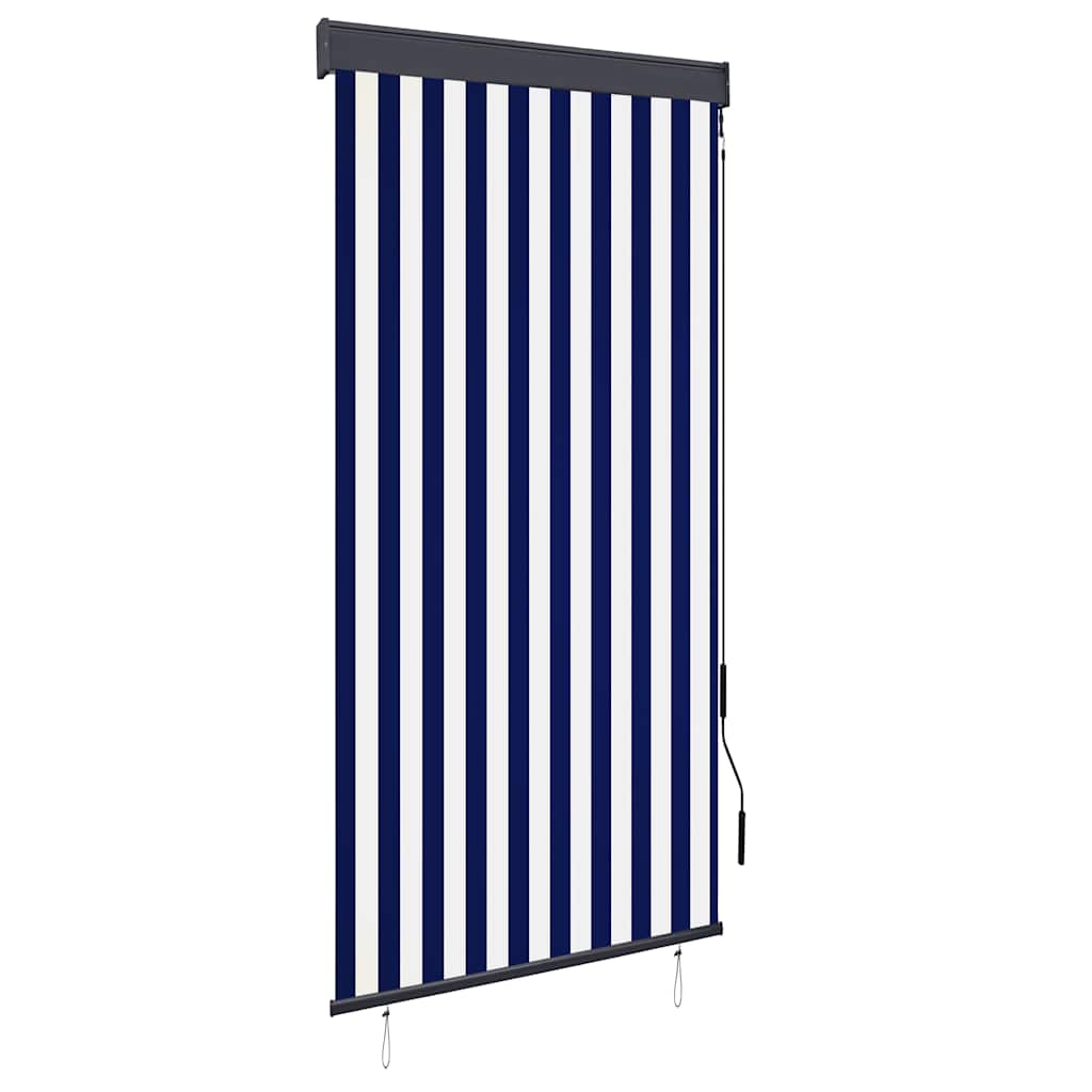 vidaXL Outdoor Blind 100 x 250 cm Blue and White