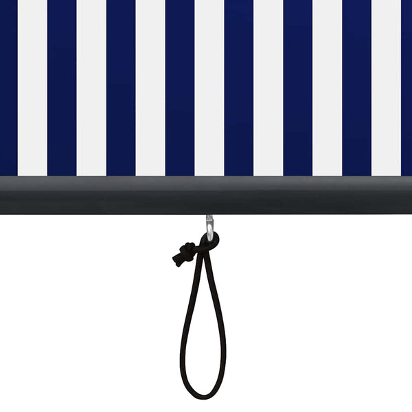 vidaXL Outdoor Blind 100 x 250 cm Blue and White