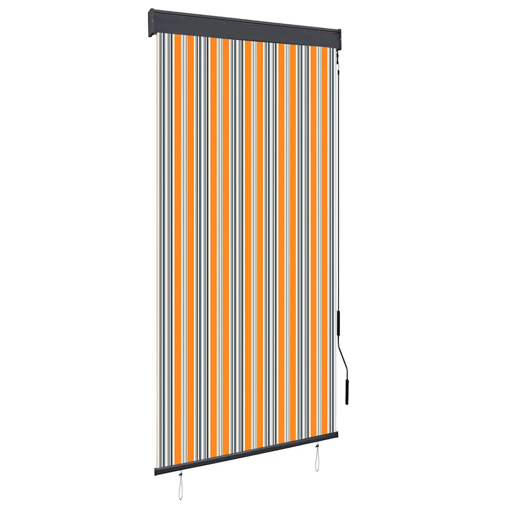 vidaXL Outdoor Roller Blind 100 x 250 cm Yellow and Blue