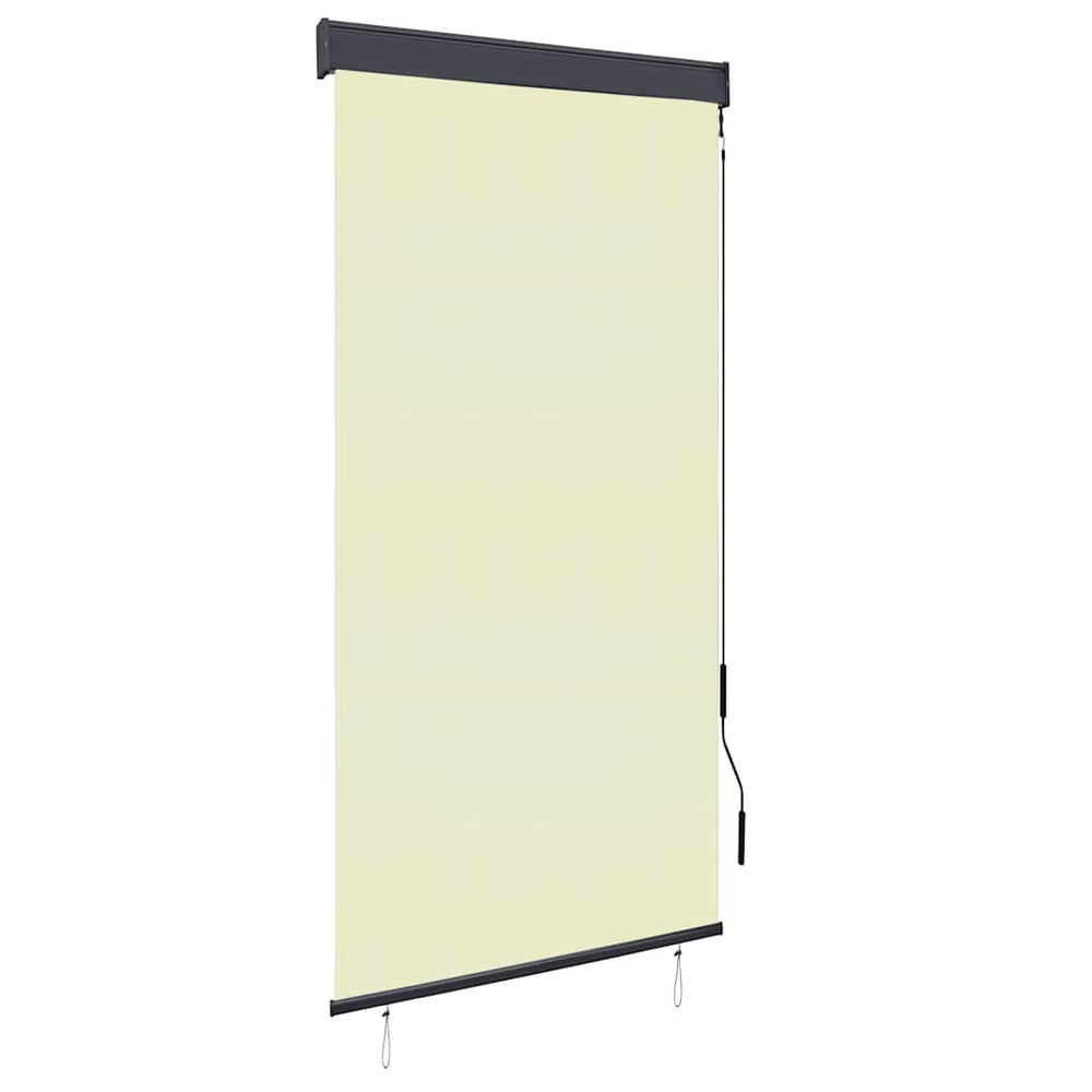 vidaXL Outdoor Roller Blind 100 x 250 cm Cream White