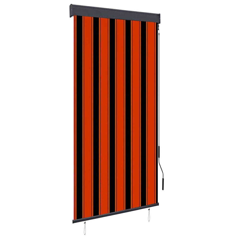 vidaXL Outdoor Roller Blind 100 x 250 cm Orange and Brown