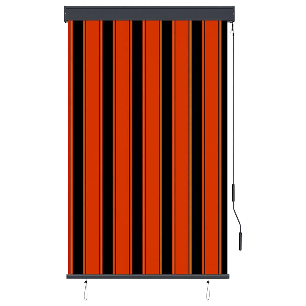vidaXL Outdoor Roller Blind 100 x 250 cm Orange and Brown