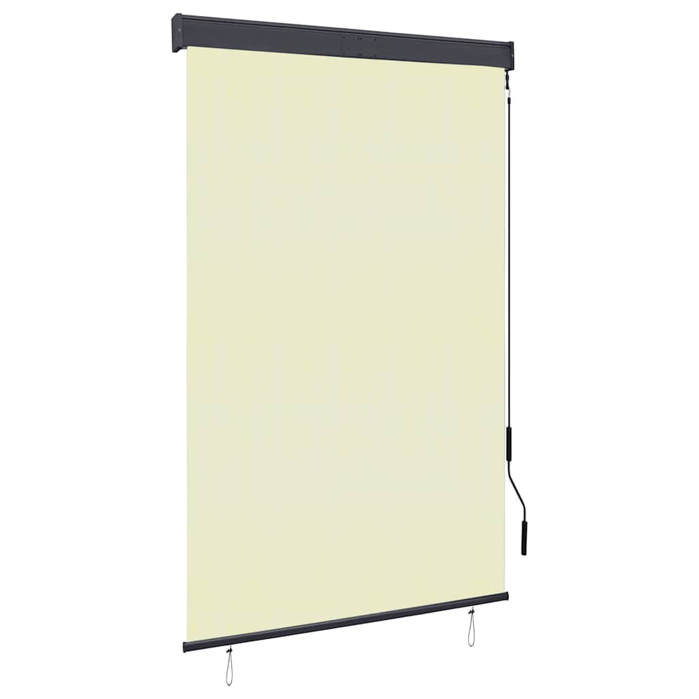vidaXL Outdoor Roller Blind 120 x 250 cm Cream White