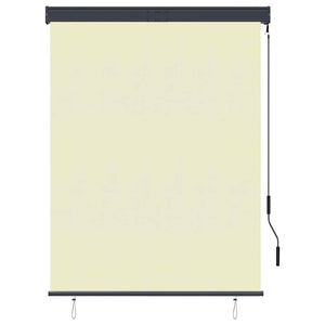 vidaXL Outdoor Roller Blind 120 x 250 cm Cream White