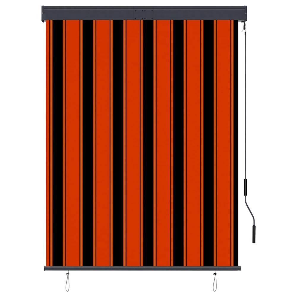 vidaXL Outdoor Roller Blind 120 x 250 cm Orange and Brown