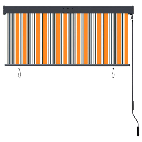 vidaXL Outdoor Roller Blind 140x250 cm Yellow and Blue