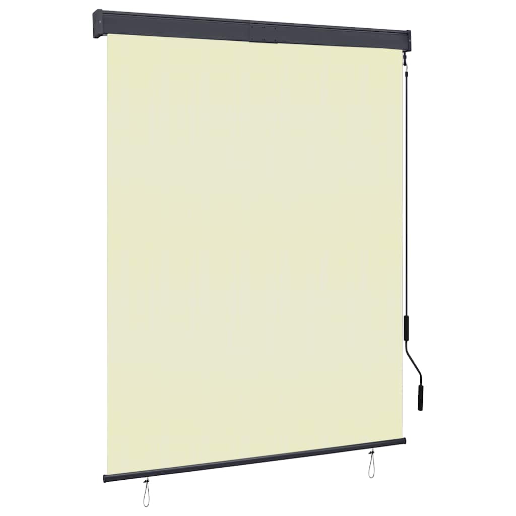 vidaXL Outdoor Roller Blind 140x250 cm Cream