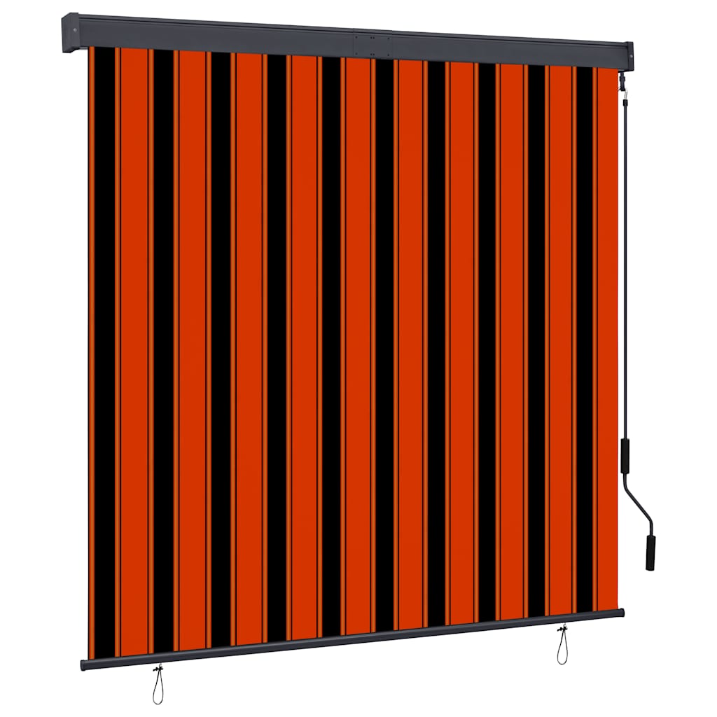 vidaXL Outdoor Roller Blind 160x250 cm Orange and Brown