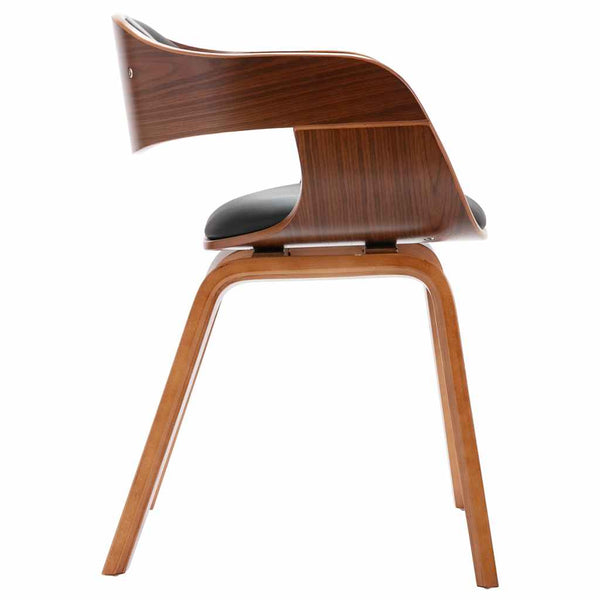 vidaXL Dining Chairs 2 pcs Bentwood and Faux Leather