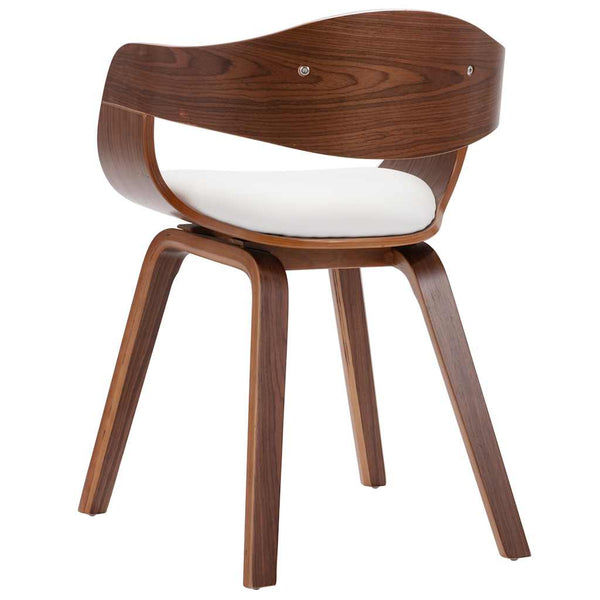 vidaXL Dining Chairs 2 pcs Bentwood and Faux Leather