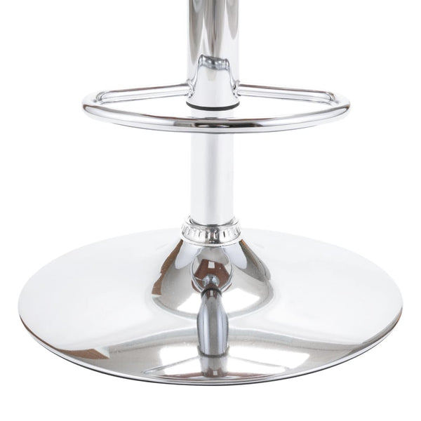 vidaXL Bar Stool Plywood and Taupe Fabric