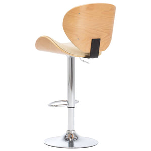vidaXL Bar Stool Cream Faux Leather