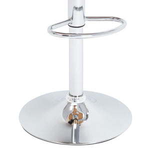 vidaXL Bar Stool Taupe Fabric
