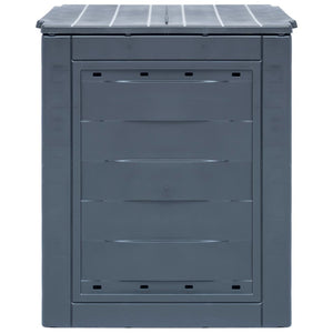 vidaXL Garden Composter 2 pcs. Grey 60 x 60 x 73 cm 520 L