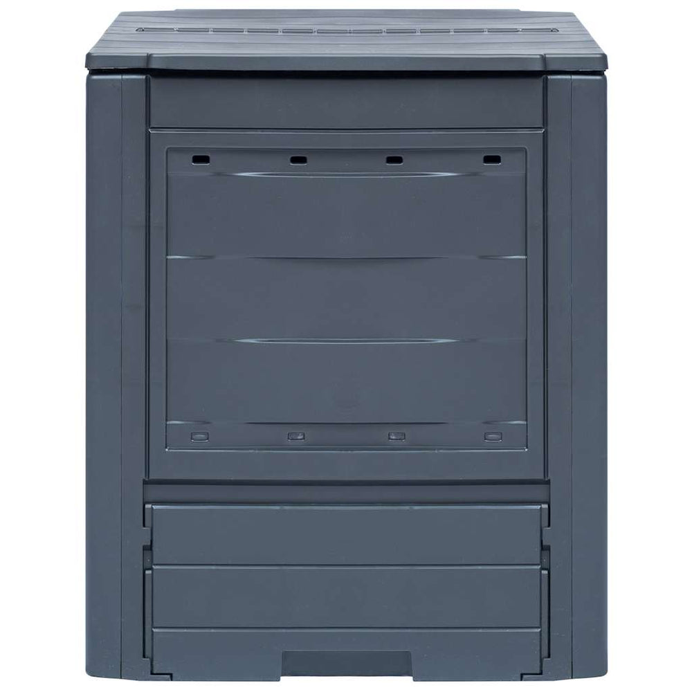 vidaXL Garden Compost Bins 3 pcs. Grey 60 x 60 x 73 cm 780 L