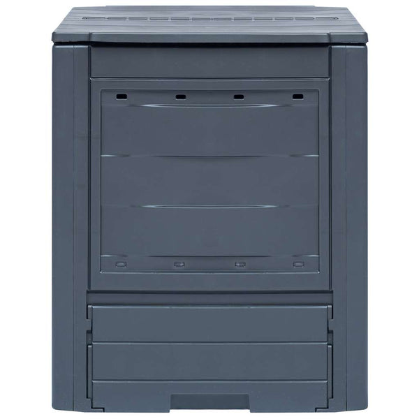 vidaXL Garden Compost Bins 3 pcs. Grey 60 x 60 x 73 cm 780 L