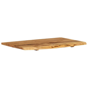 vidaXL Bathroom Vanity Top Solid Acacia Wood 80x52x2.5 cm