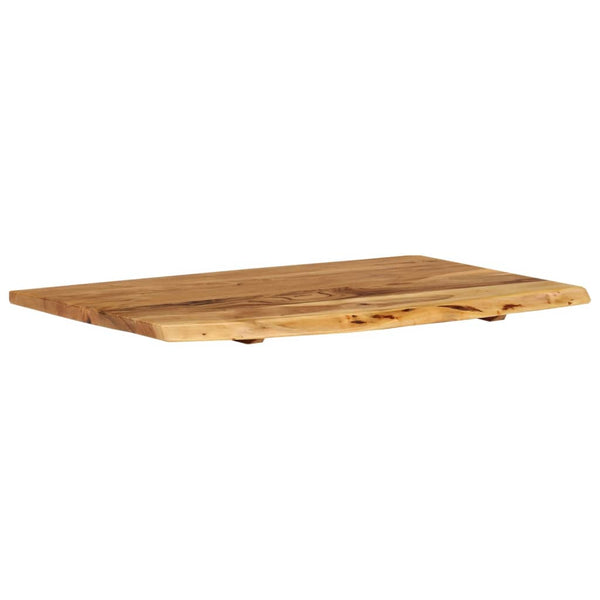 vidaXL Bathroom Vanity Top Solid Acacia Wood 80x52x2.5 cm