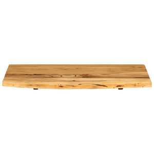 vidaXL Bathroom Vanity Top Solid Acacia Wood 80x52x2.5 cm