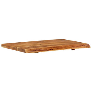 vidaXL Bathroom Vanity Top Solid Acacia Wood 80x52x3.8 cm