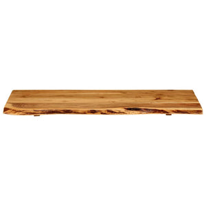 vidaXL Bathroom Vanity Top Solid Acacia Wood 100x52x2.5 cm