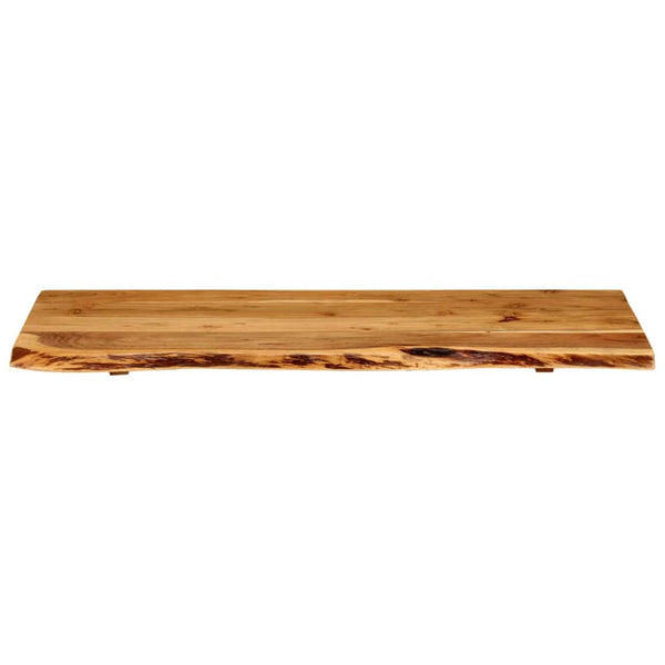 vidaXL Bathroom Vanity Top Solid Acacia Wood 100x52x2.5 cm