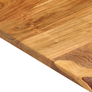 vidaXL Bathroom Vanity Top Solid Acacia Wood 100x52x2.5 cm