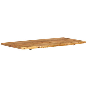 vidaXL Bathroom Vanity Top Solid Acacia Wood 100x52x2.5 cm