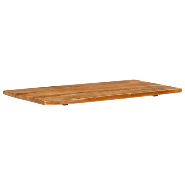 vidaXL Bathroom Vanity Top Solid Acacia Wood 100x52x2.5 cm