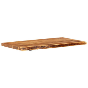 vidaXL Bathroom Vanity Top Solid Acacia Wood 100x52x3.8 cm