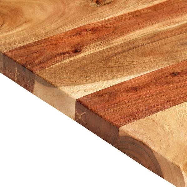 vidaXL Bathroom Vanity Top Solid Acacia Wood 100x52x3.8 cm