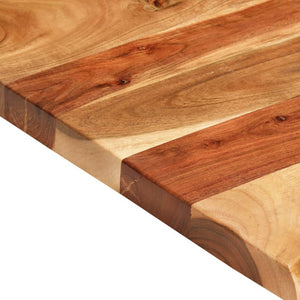 vidaXL Bathroom Vanity Top Solid Acacia Wood 100x52x3.8 cm