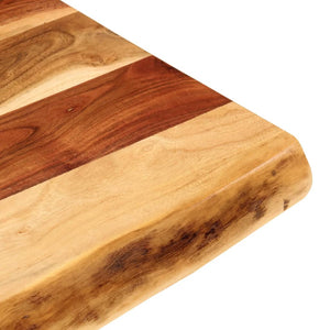 vidaXL Bathroom Vanity Top Solid Acacia Wood 100x52x3.8 cm